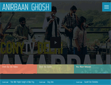 Tablet Screenshot of anirbaanghosh.com